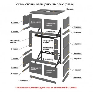 Камин Астон 700 Л/П Пиллау Талькохлорит