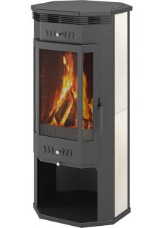 Печь-камин Астон 11 кВт (180 м3) Пристенно-угловой
