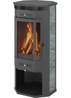 Печь-камин Астон 11 кВт (180 м3) Пристенно-угловой (Талькохлорит)