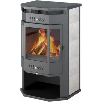 Печь-камин Астон 12 кВт (200 м3) Призматик