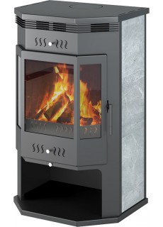Печь-камин Астон 12 кВт (200 м3) Призматик (Талькохлорит)