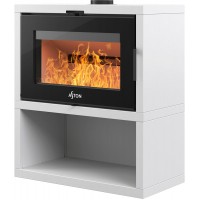 Печь-камин Астон Сенатор Белый