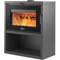 Печь-камин Астон Сенатор Черный