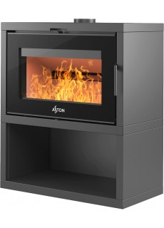 Печь-камин Астон Сенатор Черный