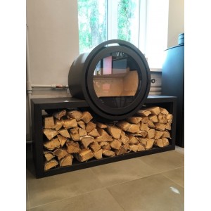 Печь-камин Астов D 600 на подиуме
