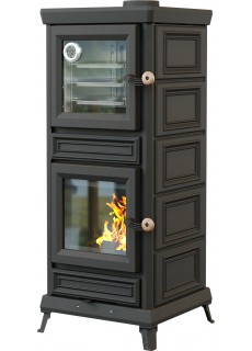 Печь-камин Астов Майолика с духовкой