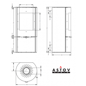 Печь-камин Астов R1