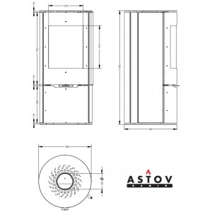 Печь-камин Астов R1.0