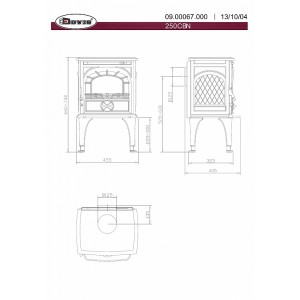 Печь-камин Dovre 250CBN