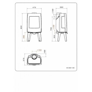 Печь-камин Dovre SENSE 103/E12