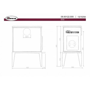 Печь-камин Dovre 600