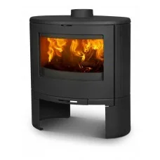 Печь-камин Dovre BOW, дровяная овальная, с округленным стеклом