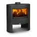 Печь-камин Dovre BOW, дровяная овальная, с округленным стеклом