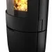Печь-камин Dovre BOLD 400, дровяная, дизайнерская, на подставке с изогнутым стеклом