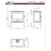 Печь-камин Dovre TAI55WD