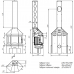 Камин ЭкоКамин Мюнхен Угловой черный (PK175)