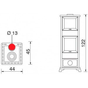 Печь-камин EdilKamin Decor C