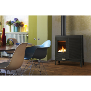 Пеллетная печь-камин Invicta Akimix Stove пеллеты