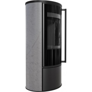 Печь-камин Kratki Erik, Grey satin
