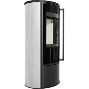 Печь-камин Kratki Erik, White natural