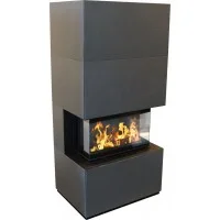 Каминокомплект Kratki Home Easy Box с топкой NBC, гранит
