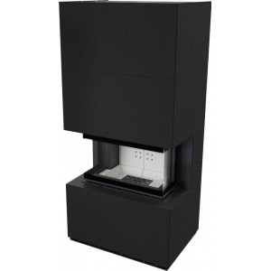 Каминокомплект Kratki Home Easy Box с топкой NBC, Zimbabwe Nero