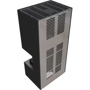 Каминокомплект Kratki Home Easy Box с топкой NBC, Zimbabwe Nero
