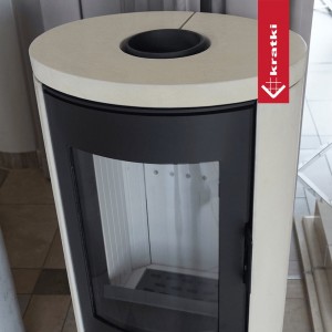 Печь-камин Kratki Koza AB S DR Eco Crema
