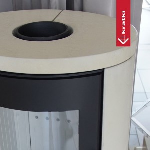 Печь-камин Kratki Koza AB S DR Eco Crema