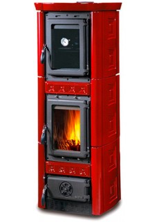 Печь-камин La Nordica Gaia Forno Bordeaux (Бордовый)