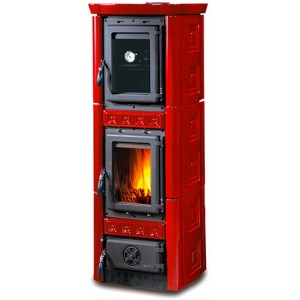 Печь-камин La Nordica Gaia Forno Bordeaux (Бордовый)