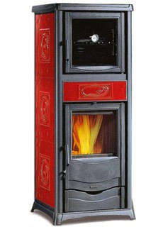 Печь-камин La Nordica Rossella Plus Forno Evo Liberty Bordeaux (Бордовый)