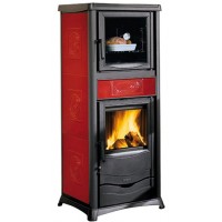Печь-камин La Nordica TermoRossella Plus Forno D.S.A. 4.0 Bordeaux (Бордовый)