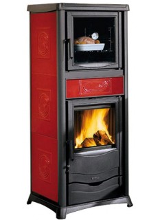 Печь-камин La Nordica TermoRossella Plus Forno D.S.A. 4.0 Bordeaux (Бордовый)