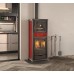 Печь-камин La Nordica TermoRossella Plus Forno D.S.A. 4.0 Bordeaux (Бордовый)