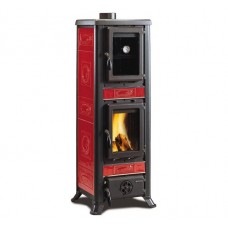 Печь-камин La Nordica Fulvia Forno Liberty Bordeaux (Нордика Фульвия с духовкой Бордовый)