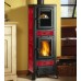 Печь-камин La Nordica Fulvia Forno Liberty Bordeaux (Нордика Фульвия с духовкой Бордовый)
