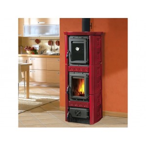 Печь-камин La Nordica Gaia Forno Bordeaux (Бордовый)