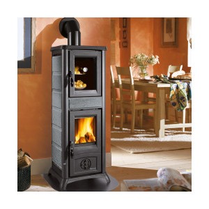 Печь-камин La Nordica Gemma Forno 5.0 Petra (Серый камень)