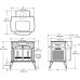 Печь-камин Vermont Castings Intrepid II черный (Вермонт Кастингс Интрепид)