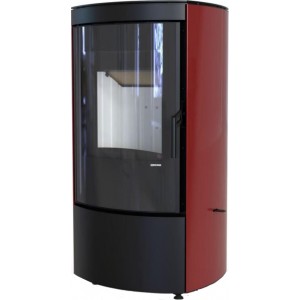 Печь-камин Defro Home Ceres, красная сталь
