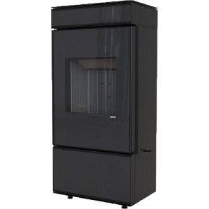 Печь-камин Defro Home Cube Mini, черная сталь
