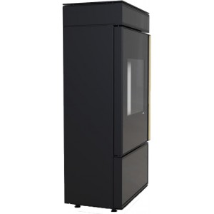 Печь-камин Defro Home Cube Mini, черная сталь