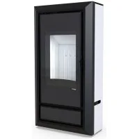 Печь-камин Defro Home Ignis, белая сталь