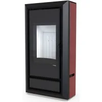 Печь-камин Defro Home Ignis, красная сталь