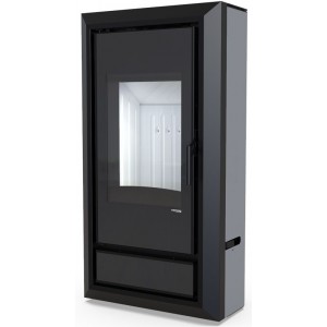 Печь-камин Defro Home Ignis, серая сталь