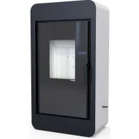 Печь-камин Defro Home Pico, белая сталь