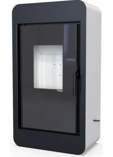 Печь-камин Defro Home Pico, белая сталь
