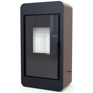 Печь-камин Defro Home Pico, коричневая сталь