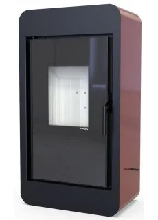 Печь-камин Defro Home Pico, красная сталь